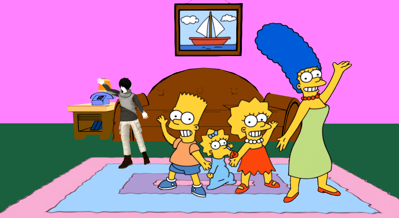Mael Simpsons silly photo
